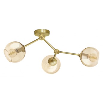 Niska sufitowa lampa mosiężna GB-S3K