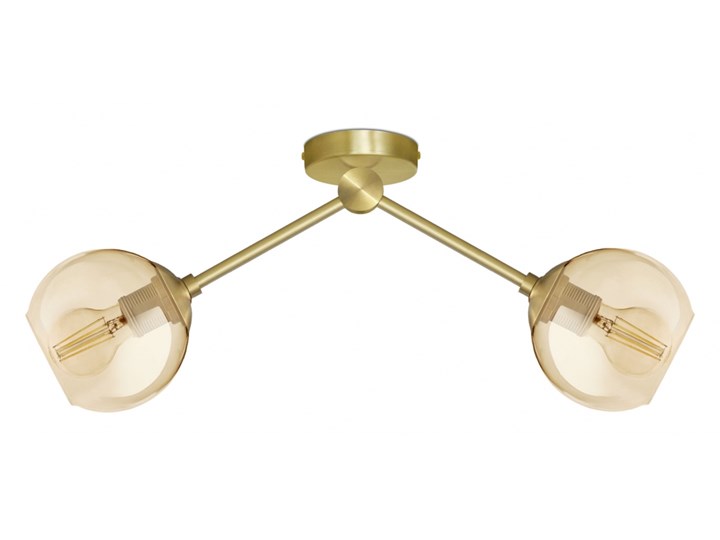 Przysufitowa złota lampa mosiężna GB-S2K
