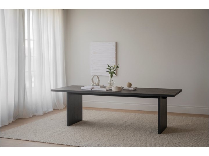 Stół Emmett 240x95 cm jesion czarny Drewno Kategoria Stoły kuchenne