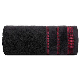 Ręcznik "Amanda" w kolorze czarnym