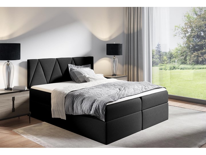 Łóżko kontynentalne 140x200 ALDO / z pojemnikiem Rozmiar materaca 140x200 cm Tkanina Kategoria Łóżka do sypialni