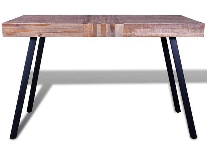 vidaXL Stół z odzyskanego drewna tekowego Długość(n) 119 cm Wysokość 76 cm Drewno Kategoria Stoły kuchenne