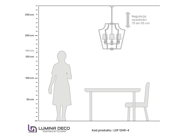 NOWOCZESNA LAMPA WISZĄCA ZŁOTA Z BIAŁYMI ABAŻURAMI MONTERO LUMINA DECO Lampa z kryształkami Lampa z abażurem Metal Kryształ Lampa z kloszem Tkanina Funkcje Brak dodatkowych funkcji
