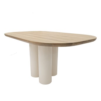 Jasny stół drewniany do jadalni object055