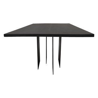 Stół drewniany object056 czarny prostokątny