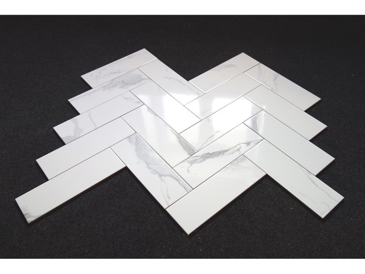 cegiełka CARRARA połysk 30x10 10x30 cm Płytka ceglana Kategoria Płytki Prostokąt Powierzchnia Polerowana
