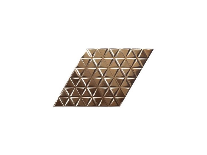 płytki 3D DIAMOND GOLD 70x40 Romb Kolor Złoty Mozaika 40x70 cm Kolor Brązowy