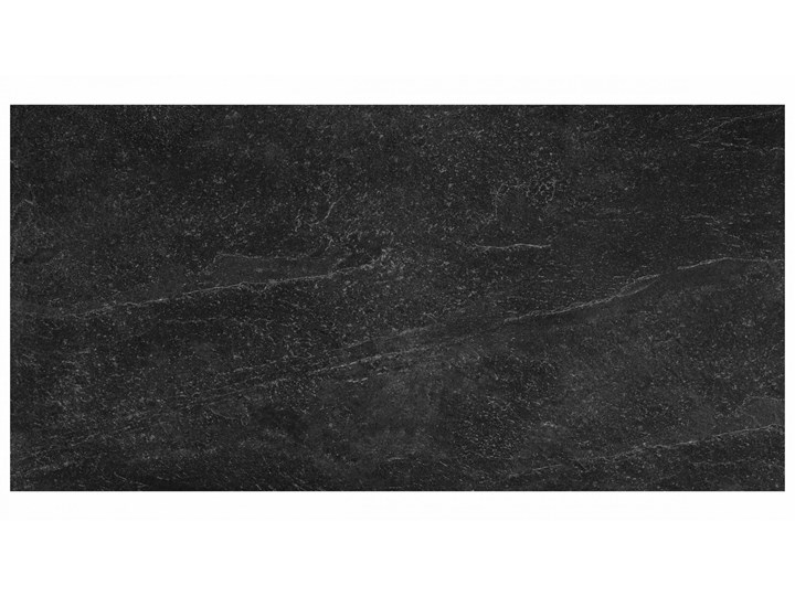 gres SLATEROCK black 120x60 Płytki podłogowe Wzór Beton 60x120 cm Prostokąt Kolor Czarny