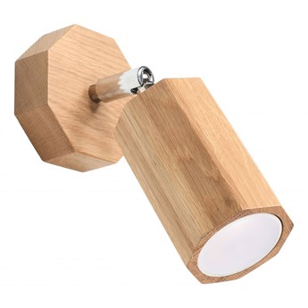 Drewniany loftowy kinkiet ruchomy - S472-Zeros