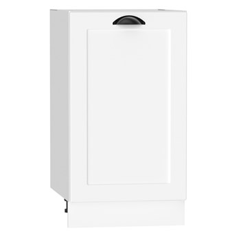 Biała szafka kuchenna z półkami - Pergio 10X 45 cm