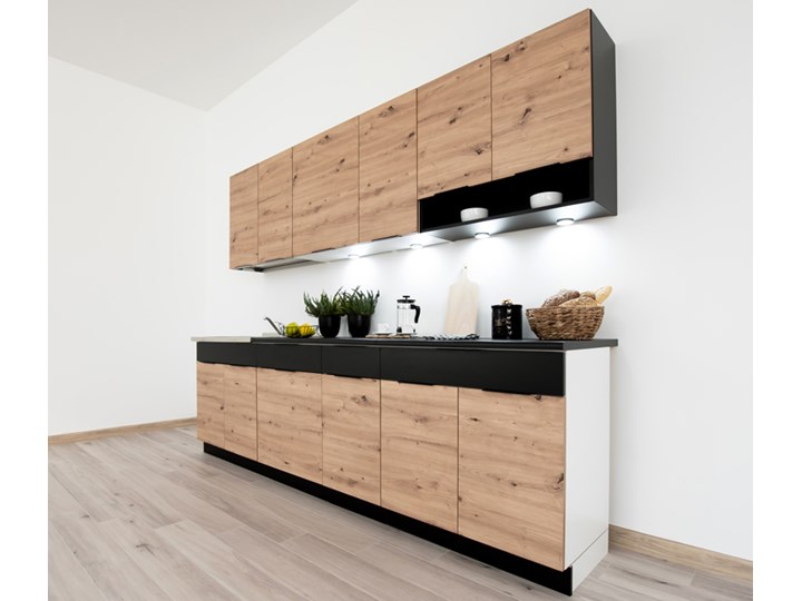 Szafka do zabudowy okapu 60 cm - Orion 15X Szafka wisząca Drewno Płyta MDF Kategoria Szafki kuchenne Kolor Beżowy