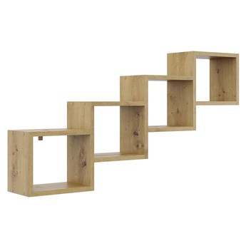 Minimalistyczna półka na książki dąb artisan - Ritta