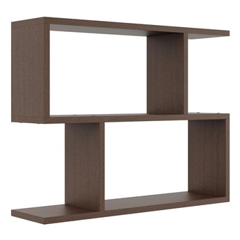Minimalistyczna półka wisząca w kolorze wenge - Artiso