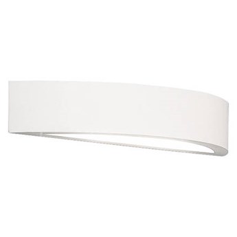 Lampa ścienna gipsowa do malowania GIPSY łuk L 60cm | biały