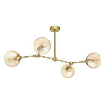 Złota mosiężna lampa do salonu lub pokoju GB-S4T