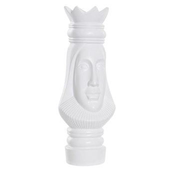 Figura szachowa dekoracyjna biała 13 x 13 x 40 cm