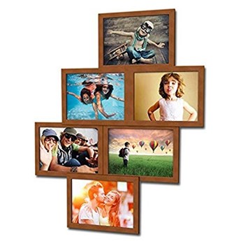 Multirama Olivia 3D 603 Ramka na zdjęcia 13x18 : Kolor - średni brąz, Rozmiar ramki - 13x18 cm