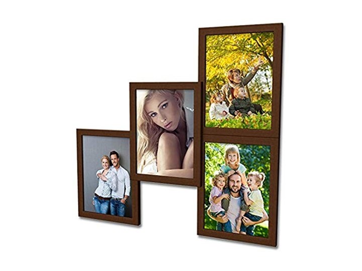 Multirama Olivia 3D 404 Ramka na zdjęcia 10x15 : Kolor - ciemny brąz, Rozmiar ramki - 10x15 cm Multiramka Kategoria Ramy i ramki na zdjęcia Kolor Brązowy