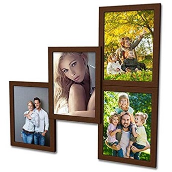 Multirama Olivia 3D 404 Ramka na zdjęcia 13x18 : Kolor - ciemny brąz, Rozmiar ramki - 13x18 cm