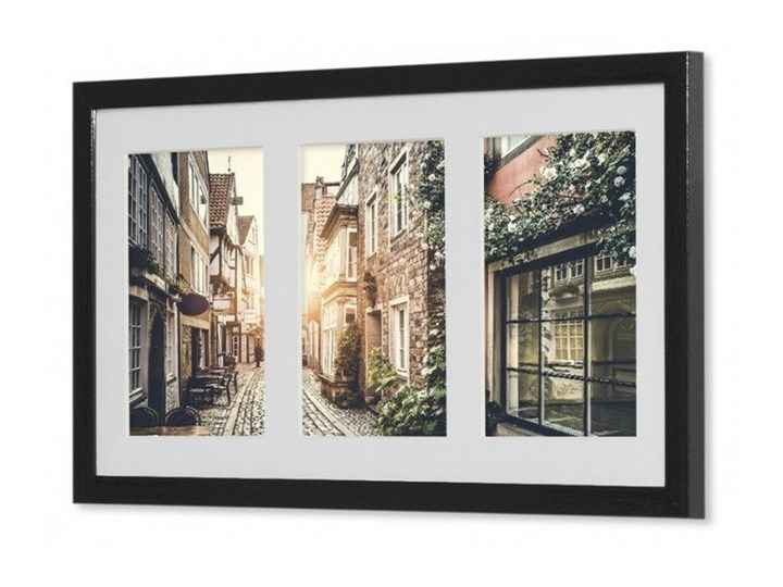 Ramka Galeria 313 zdjęcia z passepartout - Olivia : Kolor - czarny, Rozmiar zdjęcia - 10x15 cm Kategoria Ramy i ramki na zdjęcia