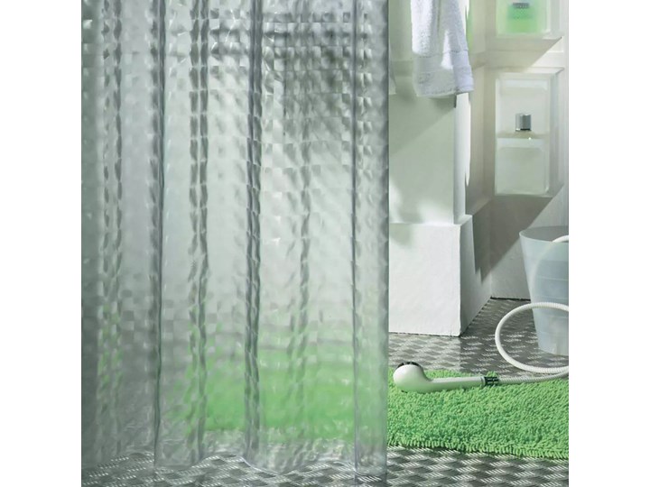 Sealskin Zasłona prysznicowa Prisma, 180 cm, przezroczysta, 211181300 180x200 cm Kolor Przezroczysty