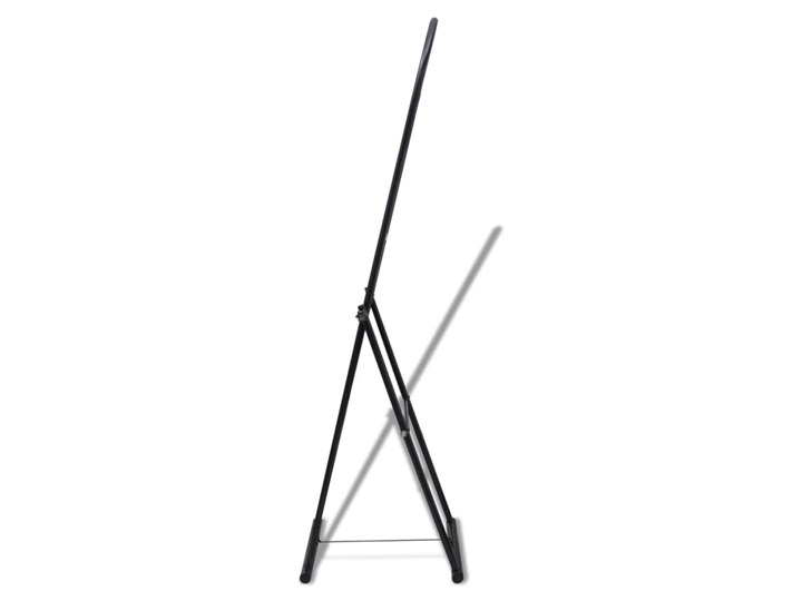 vidaXL 240579 Free Standing Floor Mirror Full Length Rectangular Black Styl Tradycyjny Stojące Prostokątne Kolor Czarny