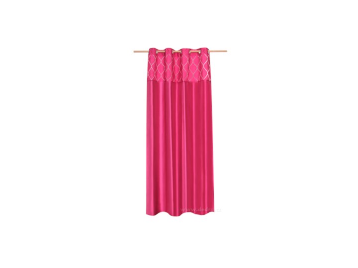 Silk decor, dekoracyjna zasłona fuksja
