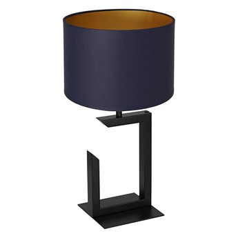 Lampa stołowa 1xE27/60W/230V 45 cm niebieski/złoty