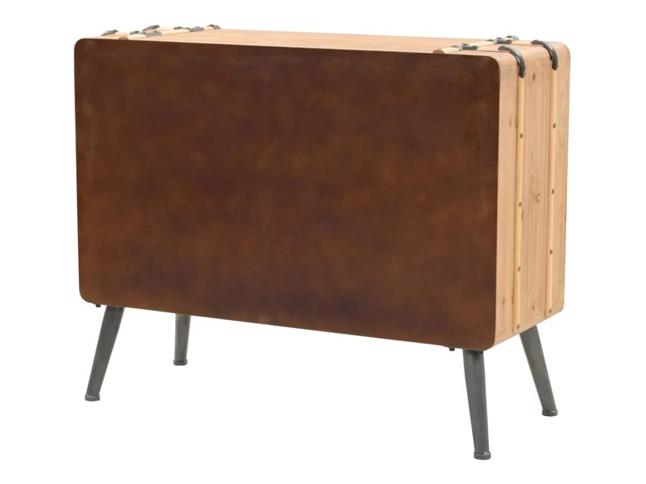 vidaXL Szafka z szufladami, lite drewno jodłowe, 91 x 35 x 73 cm Płyta MDF Szerokość 91 cm Szerokość 105 cm Głębokość 35 cm Styl Vintage