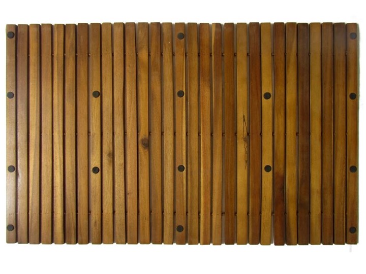 vidaXL Mata prysznicowa z drewna akacjowego, 2 sztuki, 80 x 50 cm Drewno Prostokątny Kategoria Dywaniki łazienkowe 50x80 cm Kolor Brązowy