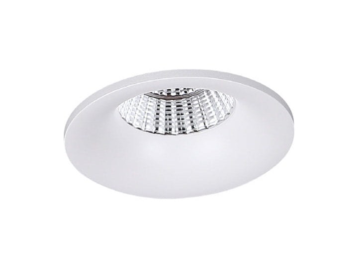 Podtynkowa lampa okrągła H0096 wpust LED 8W 3000K białe kuchenne