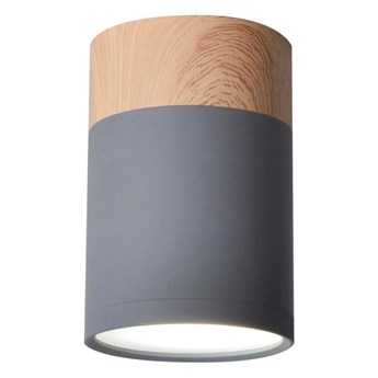 Lampa sufitowa TUBA 2284262, szary + drewno, 1x15W GU10