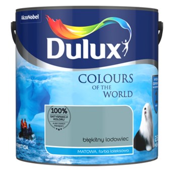 Farba lateksowa Dulux Kolory Świata Błękitny Lodowiec 2,5 l