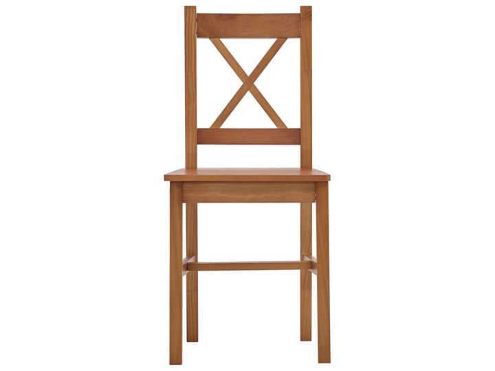 vidaXL 7-częściowy zestaw mebli do jadalni, drewno sosny, miodowy brąz Liczba krzeseł 6 krzeseł