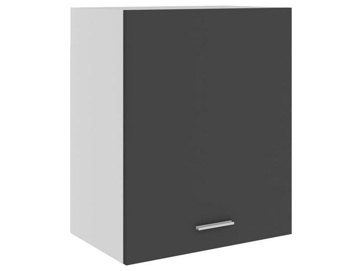 vidaXL Szafka wisząca, szara, 50x31x60 cm, płyta wiórowa Płyta MDF Kategoria Szafki kuchenne Kolor Szary