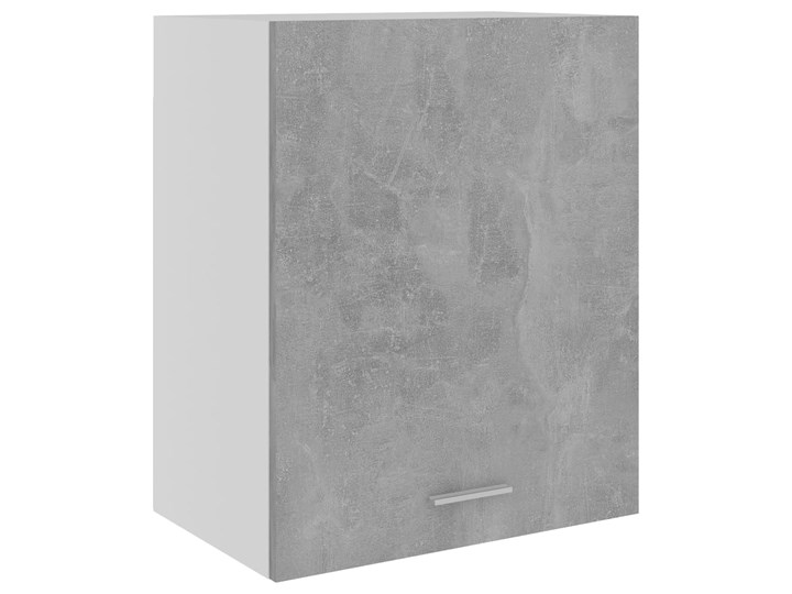 vidaXL Szafka wisząca, szarość betonu, 50x31x60 cm, płyta wiórowa Płyta MDF Kategoria Szafki kuchenne