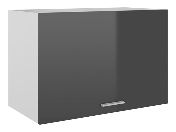vidaXL Szafka wisząca, wysoki połysk, szara, 60x31x40 cm, płyta Płyta MDF Kategoria Szafki kuchenne