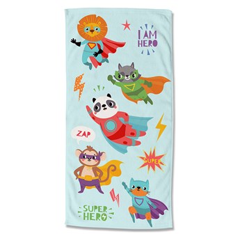 Ręcznik plażowy "Superhero" ze wzorem