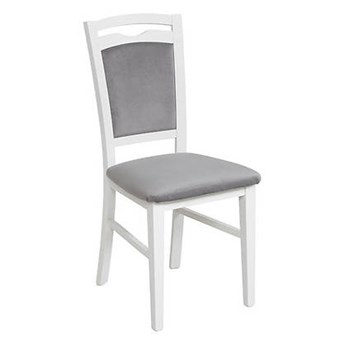 Krzesło Lucan szary/biały ciepły