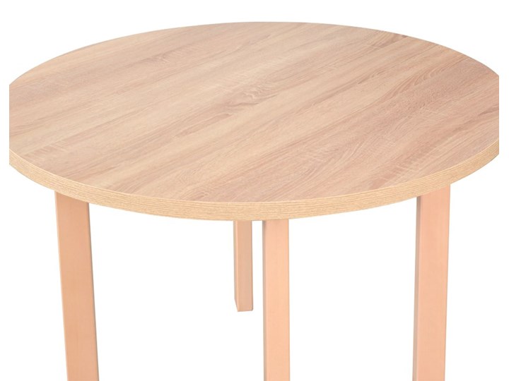 Stół drewniany POLI 2 laminat 100x100 Styl Nowoczesny Drewno Pomieszczenie Stoły do jadalni