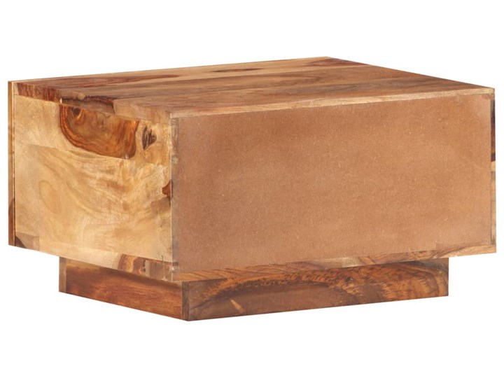 vidaXL Szafka nocna, 40 x 40 x 25 cm, lite drewno sheesham Uniwersalne Nocne Styl Rustykalny Głębokość 40 cm Szerokość 40 cm Pomieszczenie Sypialnia