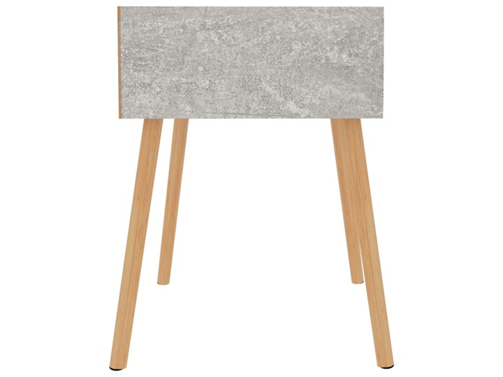 vidaXL Szafka nocna, betonowy szary, 40x40x56 cm, płyta wiórowa Na dekoracje Uniwersalne Płyta laminowana Nocne Głębokość 40 cm Płyta MDF Szerokość 40 cm Płyta meblowa Pomieszczenie Sypialnia