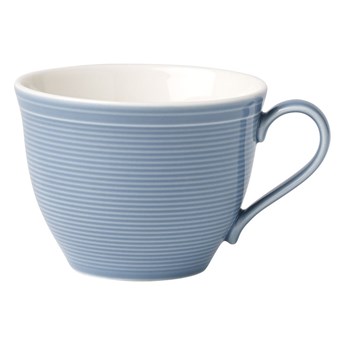 Biało-niebieska porcelanowa filiżanka do kawy Villeroy & Boch Like Color Loop, 250 ml