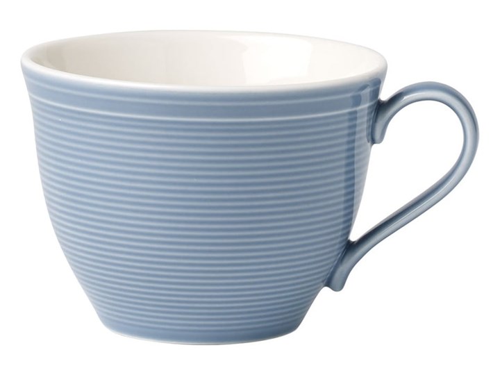 Biało-niebieska porcelanowa filiżanka do kawy Villeroy & Boch Like Color Loop, 250 ml Kolor Porcelana Kategoria Filiżanki