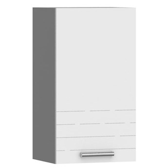 Biała wisząca szafka kuchenna - Sergio 22X 40 cm