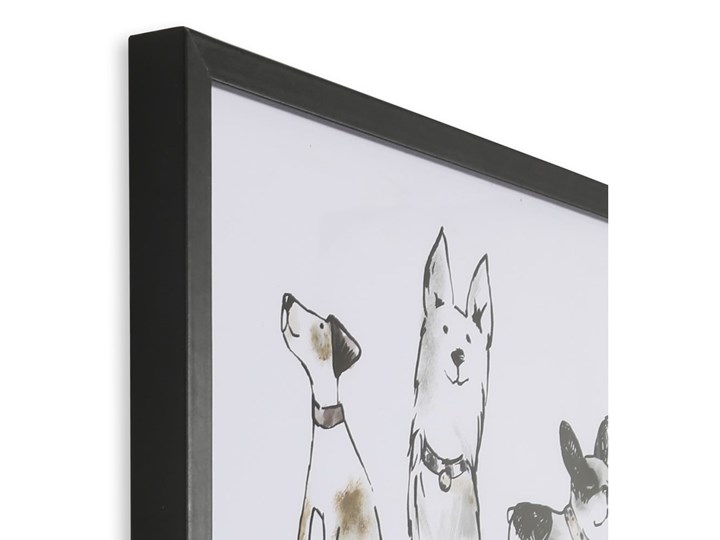 Plakat w ramie Art for the home Home Is Where The Dog Is, 50x50 cm Kategoria Obrazy
