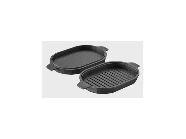 Forma żeliwna podwójna do zapiekania 20x14 Kategoria Naczynia do zapiekania Żeliwo Naczynie do zapiekania Metal Kolor Czarny