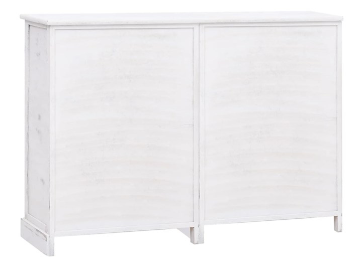 vidaXL Komoda z 10 szufladami, biała, 113 x 30 x 79 cm, drewniana Z szafkami i szufladami Głębokość 30 cm Drewno Szerokość 113 cm Kolor Biały