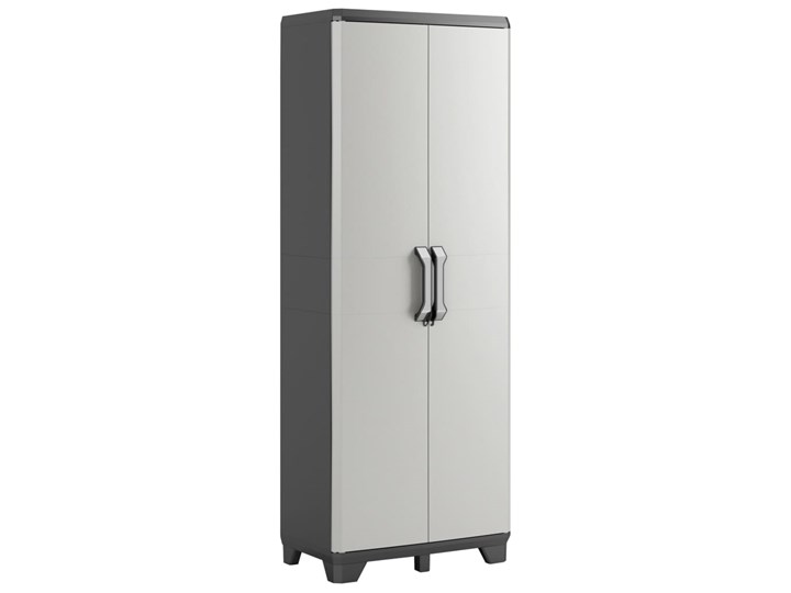 Keter Szafa z półkami Gear, czarno-szara, 182 cm Pomieszczenie Pokój nastolatka Szerokość 68 cm Metal Tworzywo sztuczne Głębokość 39 cm Kolor Biały