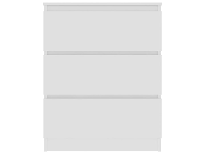 vidaXL Komoda, biała, 60x33,5x76 cm, płyta wiórowa Płyta MDF Z szufladami Szerokość 105 cm Styl Minimalistyczny
